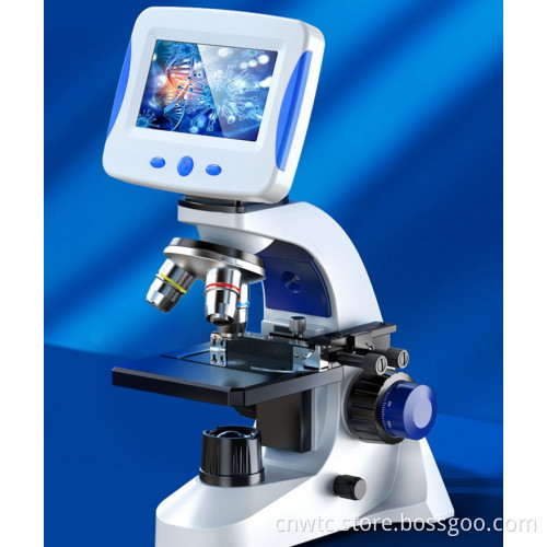 7 Inch LCD School Laboratory Microscope: Digital Trinocular Binocular Optical Microscope